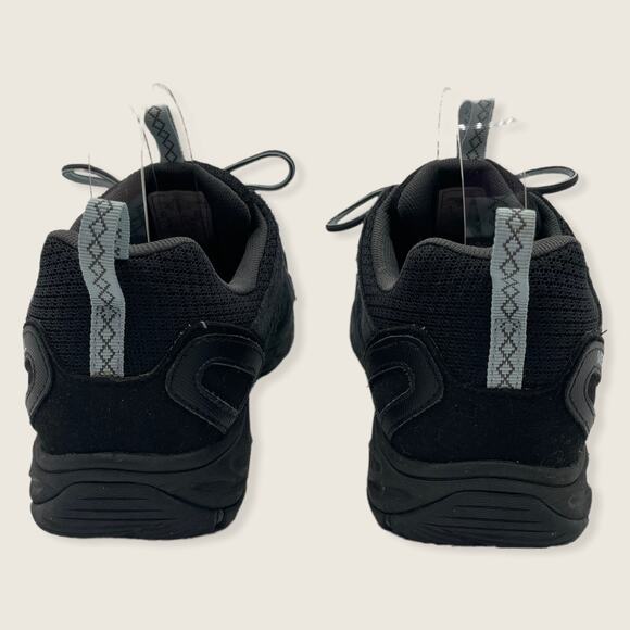 Merrell Avian Light All Black Leather Lace Up Low Top Hiking Sneaker J09488 9.5 - Picture 4 of 8